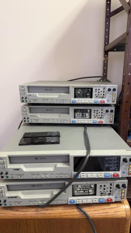 (6) Sony VHS