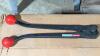 Signode Model DD-1A Plastic Strapping Dispenser & Tools - 12