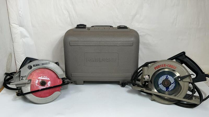 Corded Circular Saws (2) & Case