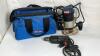 Black & Decker Corded Drill, Ryobi Corded Router & Tool Bag - 2
