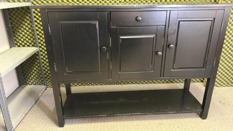 Black Side Board Console Table