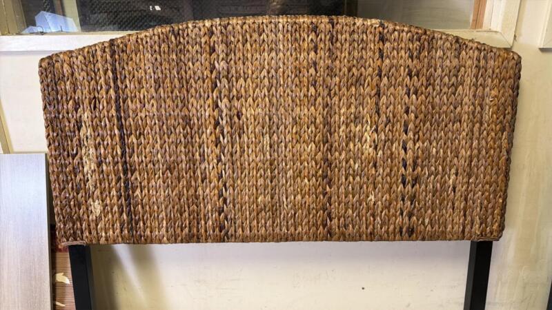 Rattan headboard