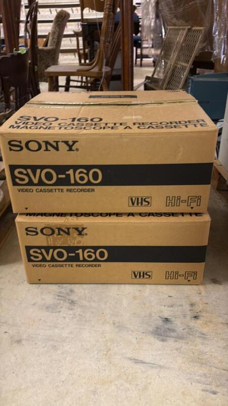 (2) SVO 160 Sony Cassette Recorders