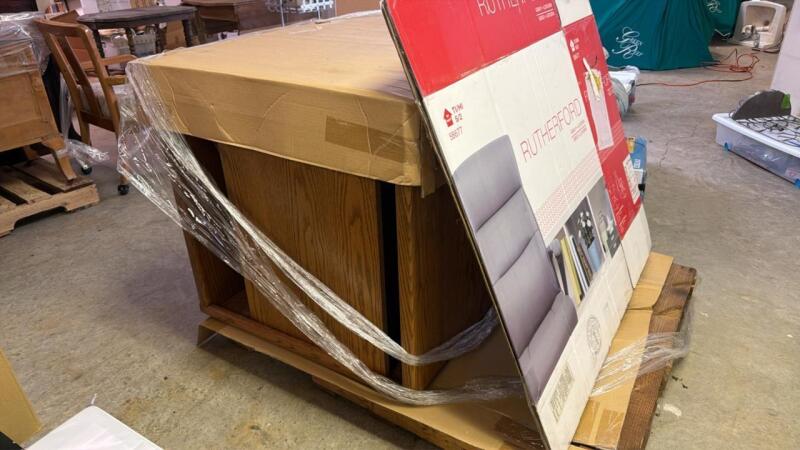 Cabinets and Mirror