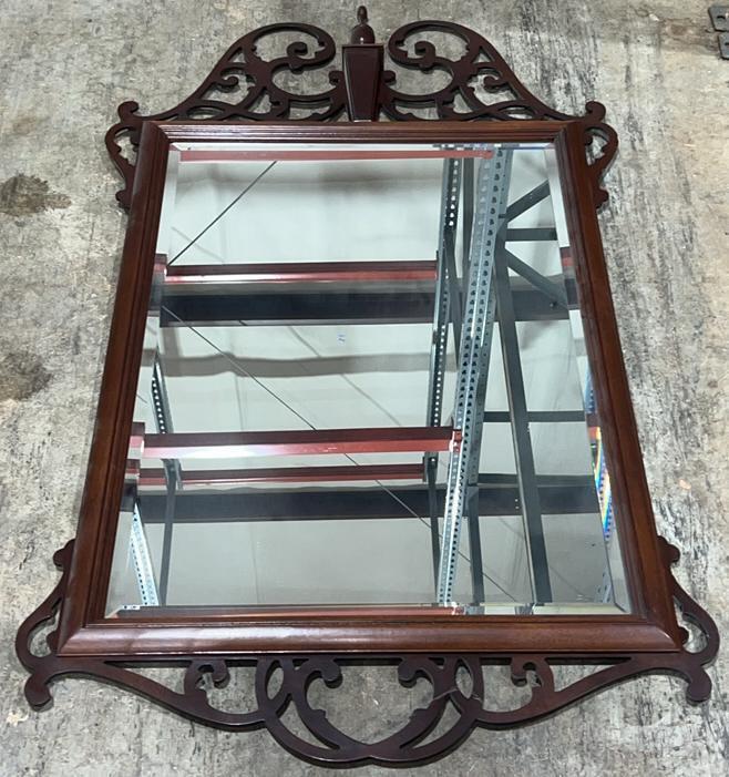 American Federal Style Broken Arch Hanging Wall Mirror