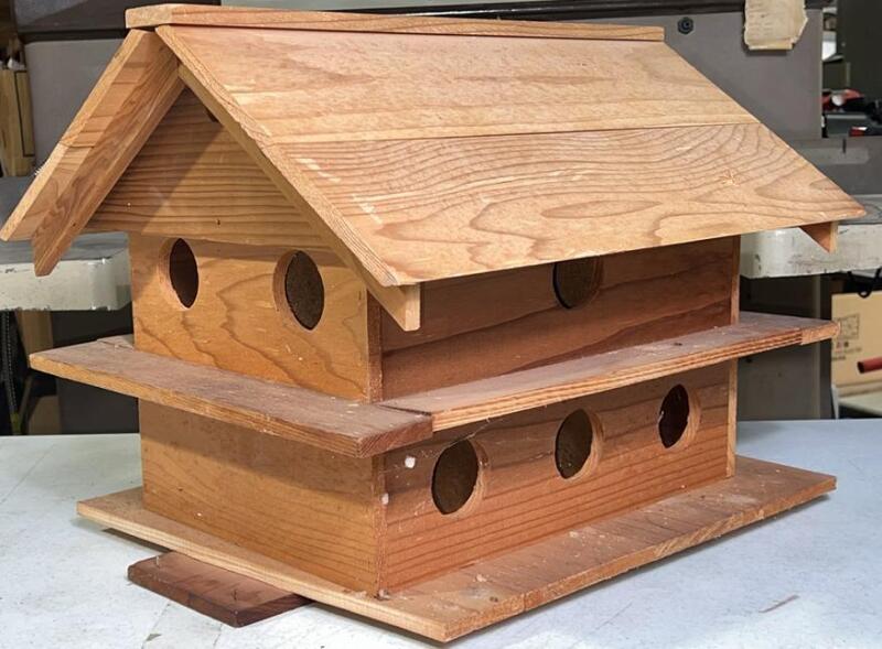 Handmade Wooden Bird Hotel