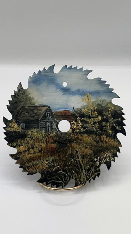 Hand Painted Circular Saw Blade