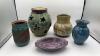 Handcrafted Artisan Pottery Pieces (5)