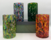 Hand Blown Mexican Confetti Style Drinking Glasses (4)