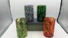 Hand Blown Mexican Confetti Style Drinking Glasses (4) - 3
