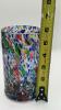 Hand Blown Mexican Confetti Style Drinking Glasses (4) - 24