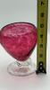 Hand Blown Speckled Drinking Goblets (2) - 12