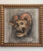 Ram Horn Skull Art