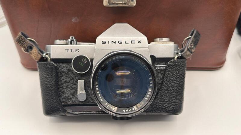 Ricoh Singlex Camera with Accessories