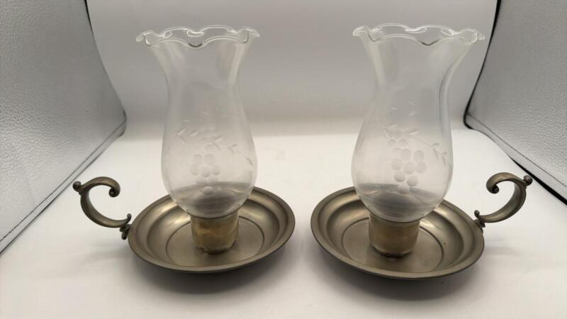 International Pewter Candle Sticks.