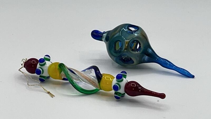 Lampwork Glass Art Pendants
