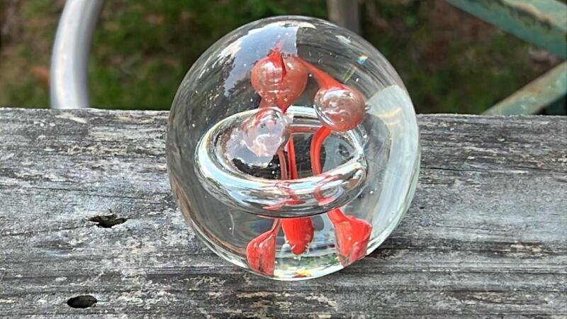 Handcrafted Art Glass Paperweight