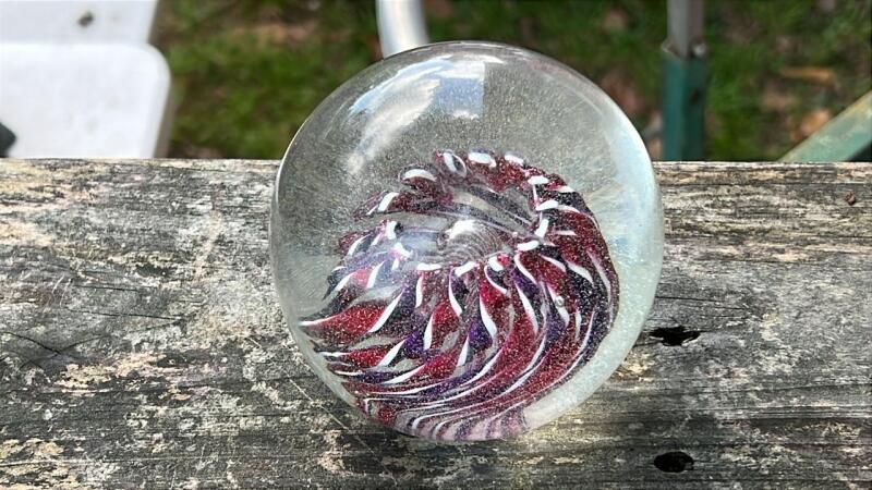 Handcrafted Art Glass Paperweight