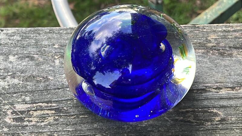 Handcrafted Art Glass Paperweight