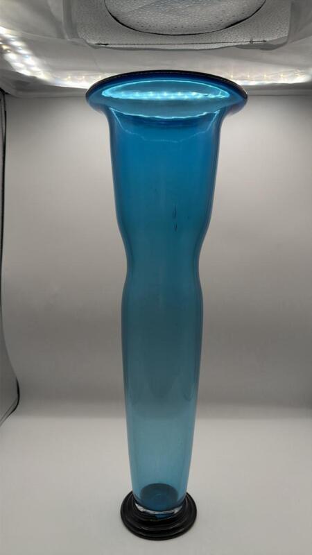 Blue Vase Signed