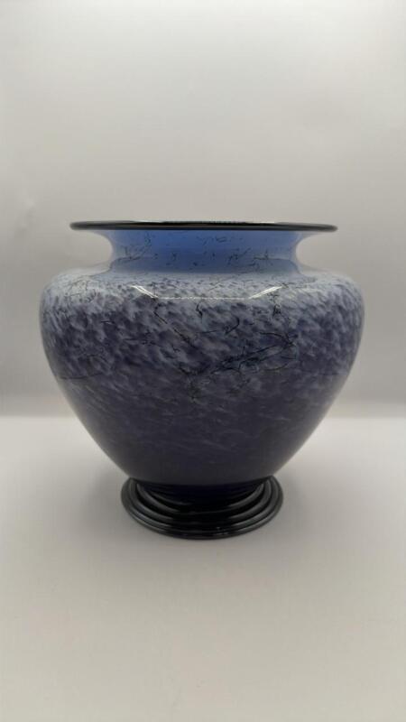 Glass Vase Signed