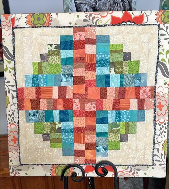 A. Atkinson Handmade Patchwork Quilt Art