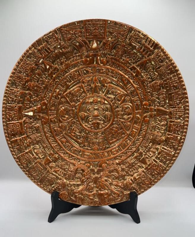 Aztec Calendar Decorative Plate