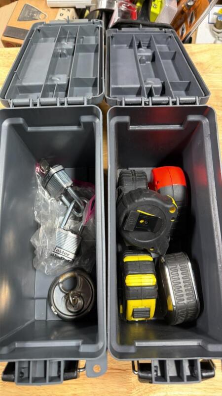 Tape Measures and Storage Boxes