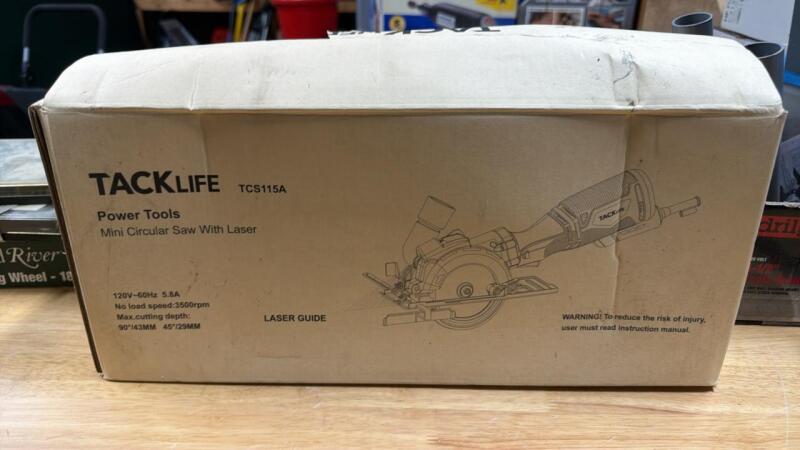 Mini circular saw with laser