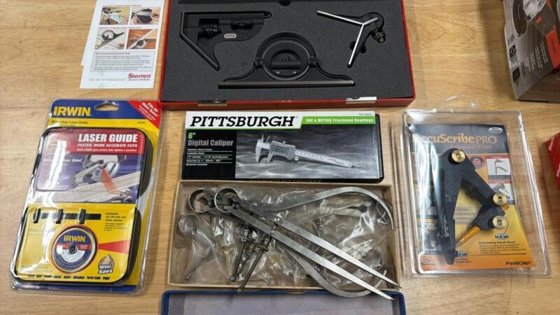 Calipers, Laser Guide, Scriber