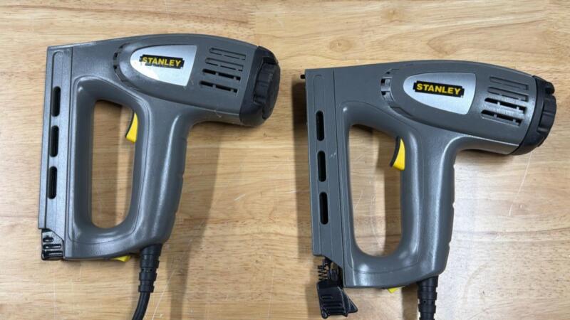 (2) Stanley staplers