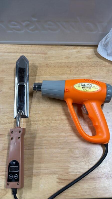 Electric honey, hive heater, and heat gun