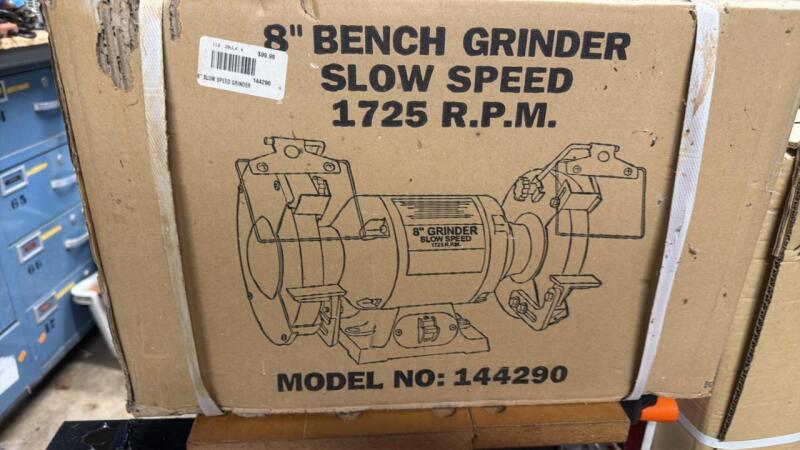 8&acirc;&euro; bench grinder in box