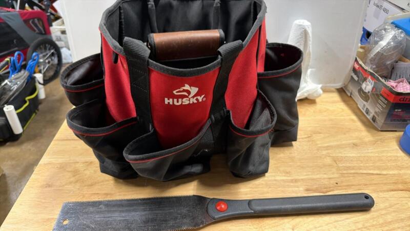Husky tool bag and contents