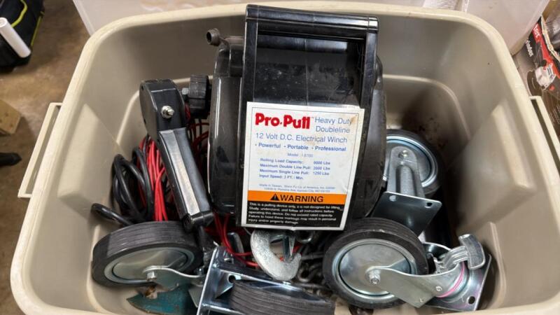 Pro Pool, electric winch and casters