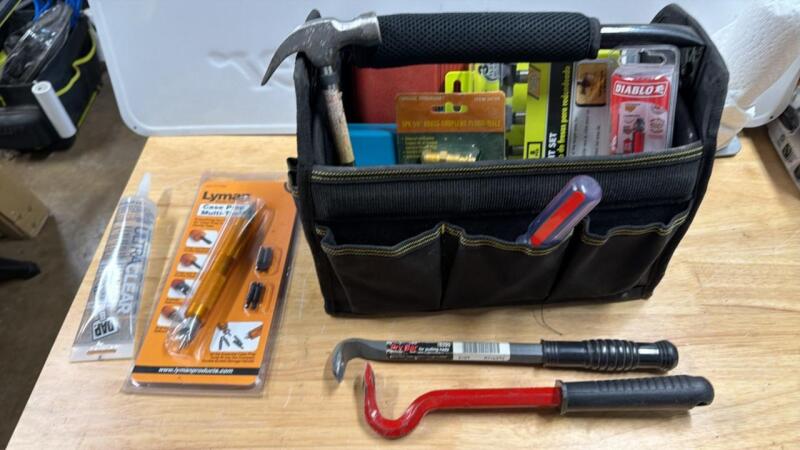 Tool bag with tools