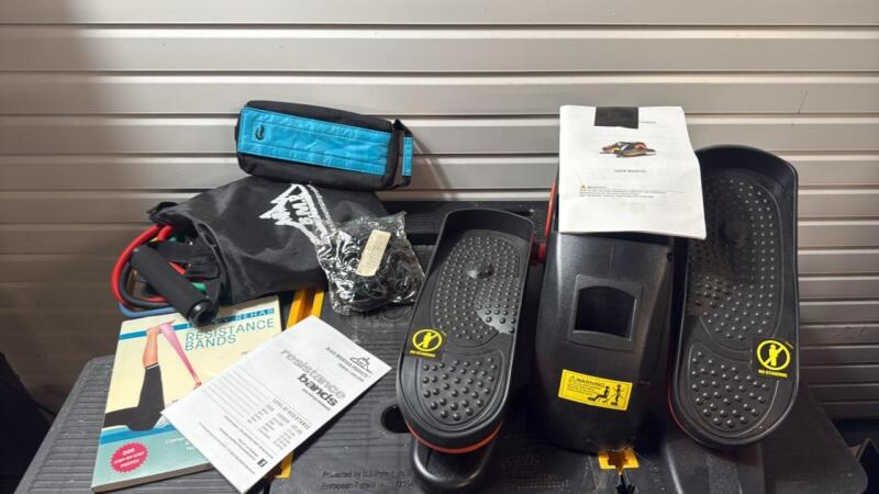 electric elliptical trainer and resistant band