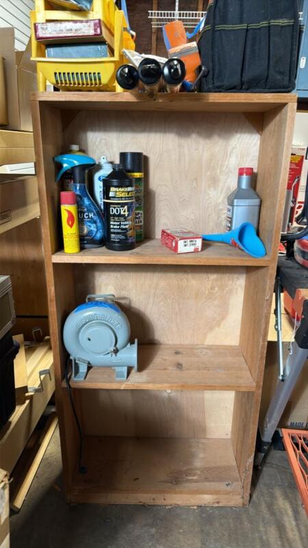 Wood storage shelf
