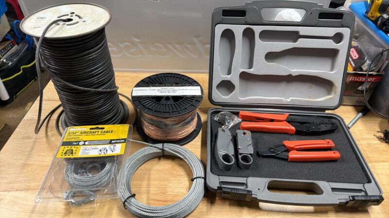 Copper wire cable and stripper tools