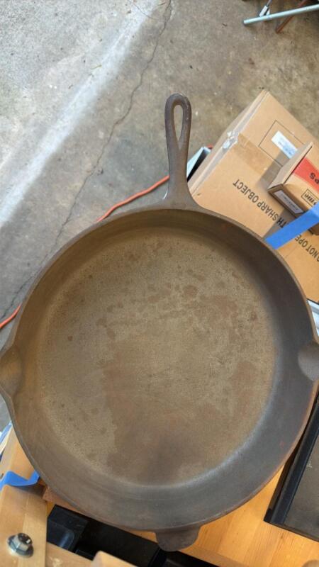 Huge cast iron skillet