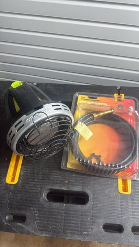 Mr Heater with 12in propane hose