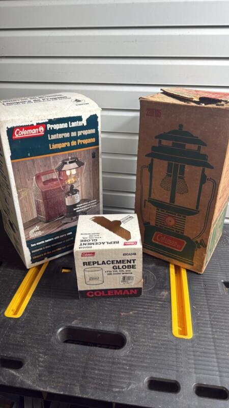 2 Coleman Lanterns , replacement globe