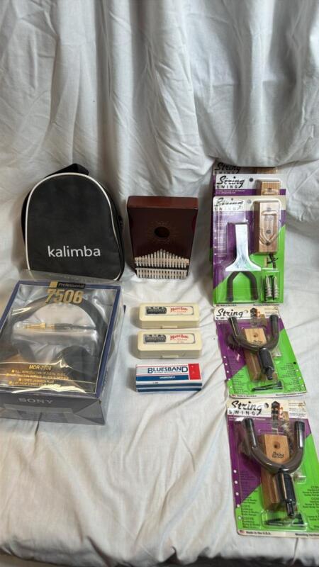 Sony headphones Harmonicas Stream swing Kalimba