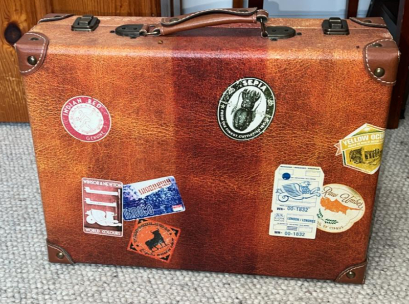 Vintage Hard Shell Suitcase