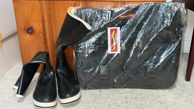 Sperry Top Sider Rain Boots & Wittenberg Trading Company Bag