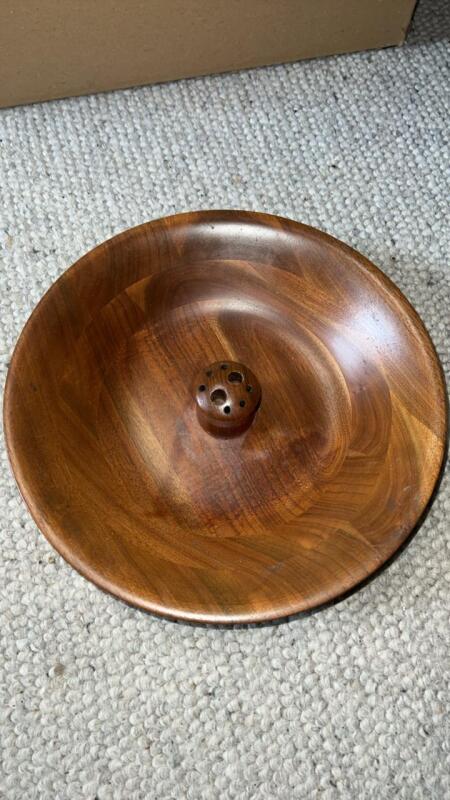 Vermillion Walnut Serving Bowl