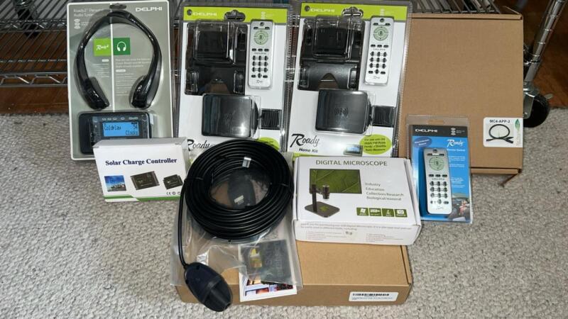 Handheld Satellite Radio, Mini Microscope & More