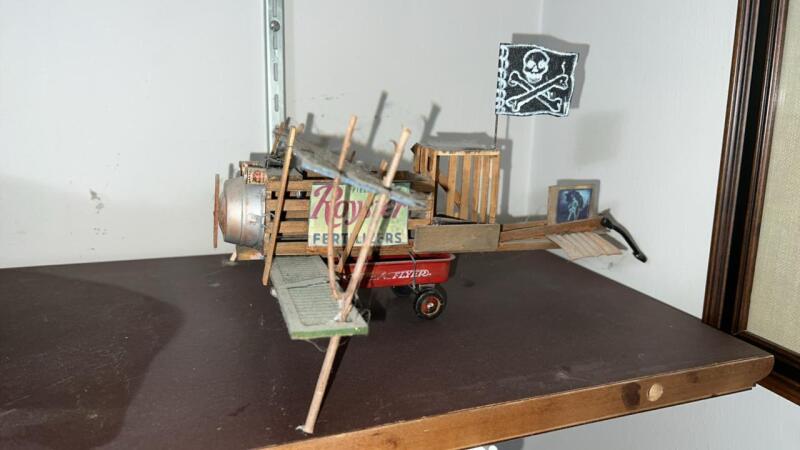 Hand Crafted Folk Art Sculpture