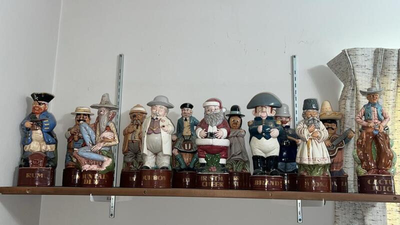 Vintage Ceramic Liquor Decanters
