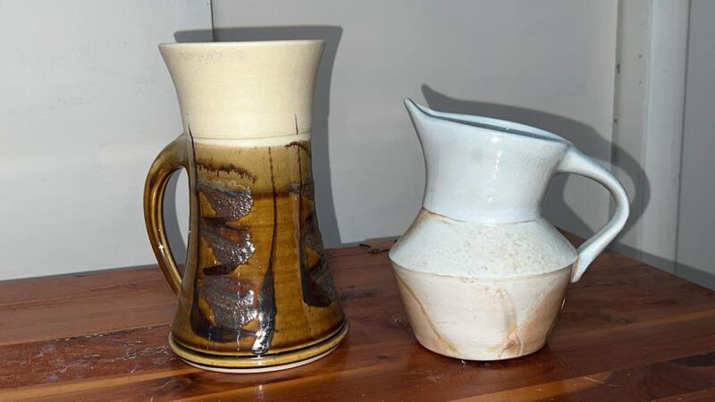 Studio Pottery Pitchers (2)